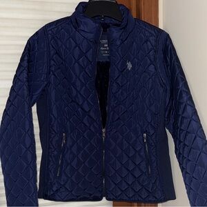 U.S. Polo Assn. Navy Quilted Jacket